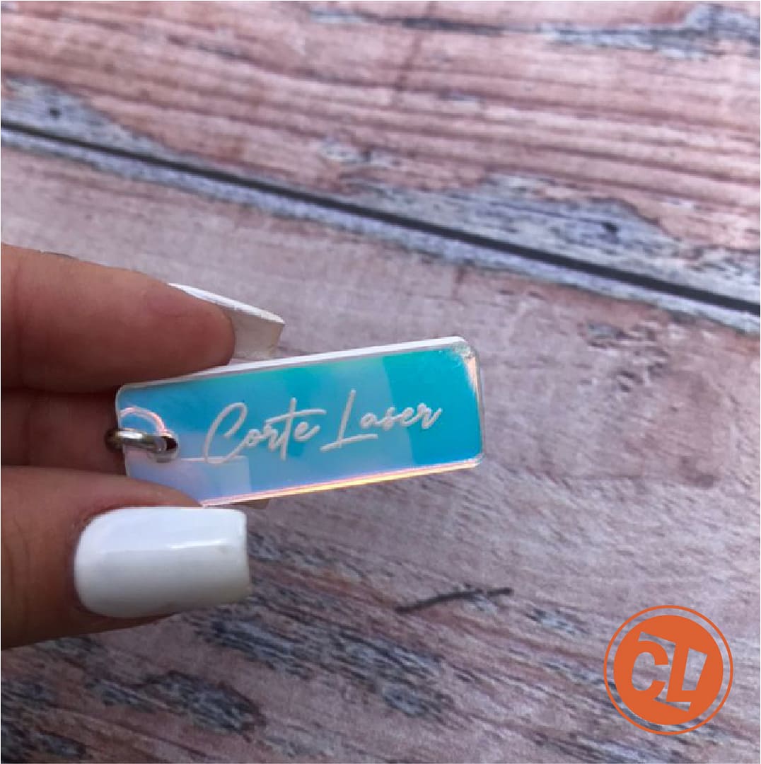 Llavero Mini 2 Capas Nombre Grabado - Imagen 3