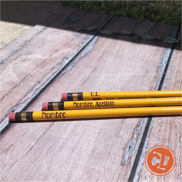 Grabado Personalizado De Lápices (6 piezas)